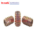 Steel Zinc Plating Screw Thread Inserts Wood 2016 China Manufacturer